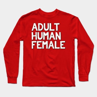 Adult Human Female Long Sleeve T-Shirt